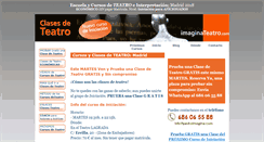 Desktop Screenshot of cursosteatro.com