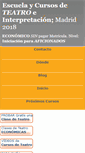Mobile Screenshot of cursosteatro.com