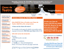 Tablet Screenshot of cursosteatro.com